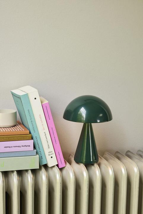 Image du produit Hübsch Mush Tragbare Lampe Dunkelgrün