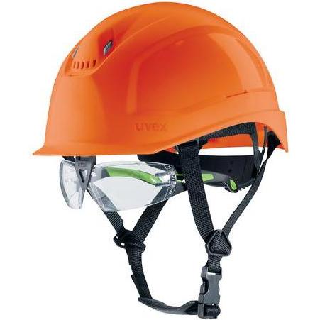 Uvex Safety, Kopfschutz, Schutzhelm uvex pheos S-KR IES 9772238 orange mit LÃ¼ftungen