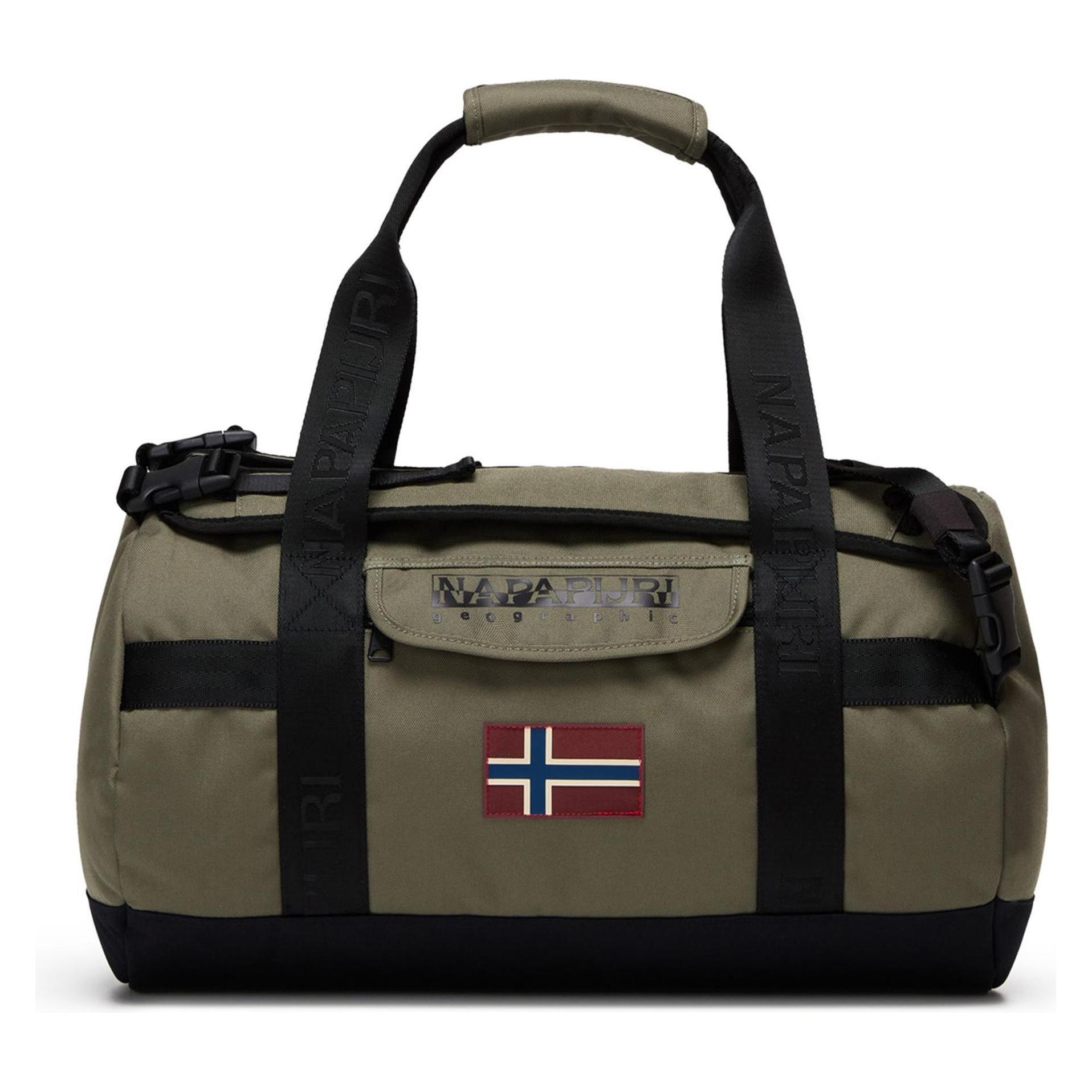 Napapijri, Tasche, Bering Weekender Reisetasche 46 Cm, Schwarz, Grün, (24.50 l)