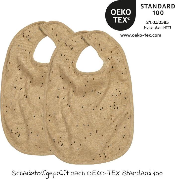 Actual product image Meyco Baby Rib Mini Spot - 2-pack - toffee melange