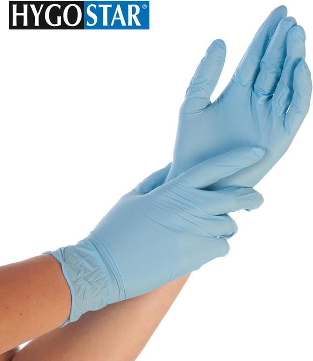 Produktbild Hygostar unisex Einmalhandschuhe SAFE PREMIUM weiss Grösse M 100 St. (M)