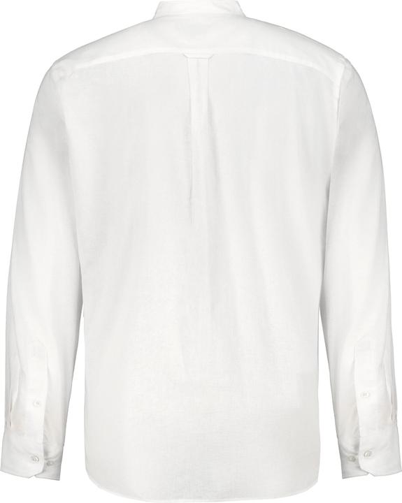 Immagine prodotto JP1880 Camicia in misto lino dalla vestibilità moderna con colletto alla coreana e maniche lunghe (XL)