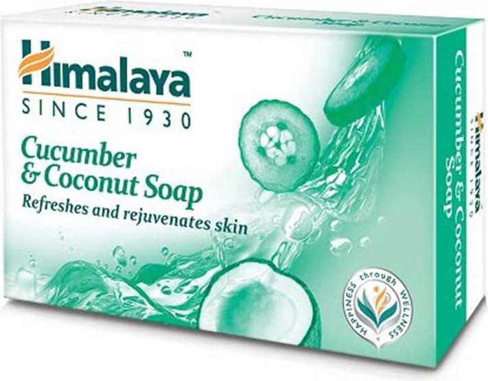 Productafbeelding Himalaya Kokosnoot en komkommer Zeep Droogt De Huid Niet 75g Komkommer (Vloeibare zeep)