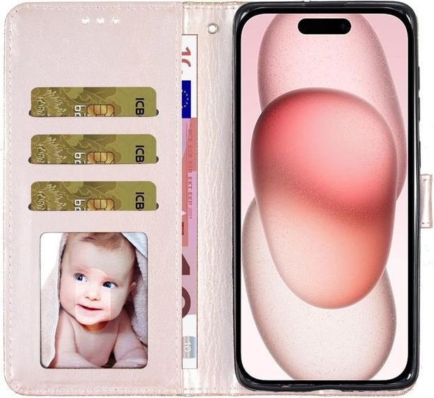 Actual product image MU Style PU Leather Bling Series (Apple iPhone 16 Plus)