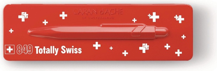 Image du produit Caran d'Ache 849 Totally Swiss mit Etui (Blanc, Rouge, 1 x)