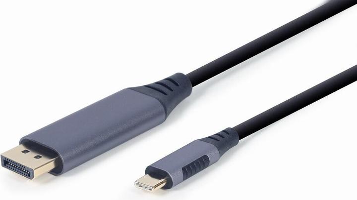 Actual product image Gembird CableXpert USB Type-C DisplayPort Adapter,Grey, 1.8 m (1.80 m, DisplayPort)
