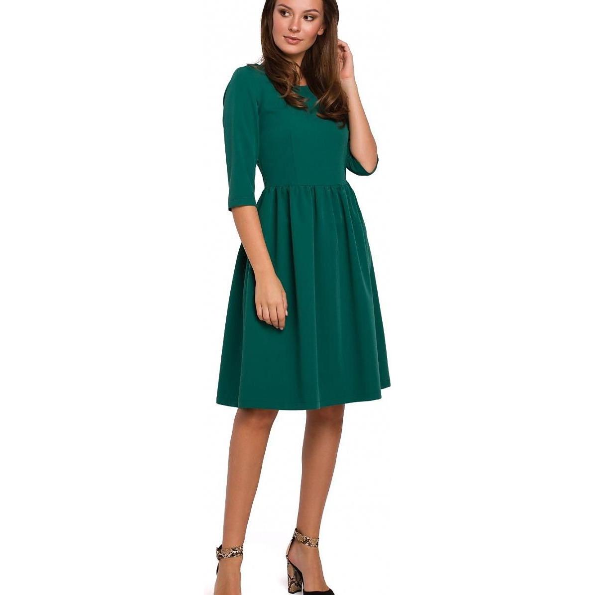 Makover, Damen, Kleider, Alltagskleid, Grün, (XL)