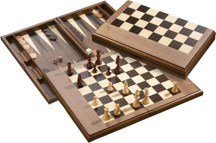 Produktbild Philos Schach Backgammon Dame Set Feld