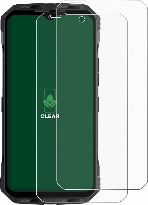 Actual product image ScreenLeaf Protective film sustainable screen protector screen protector film clear transparent (2 pcs., Doogee V)