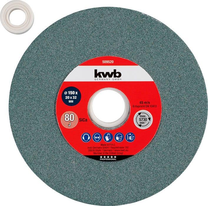 Produktbild kwb Schleifscheibe Sica 150X20/80J (80)