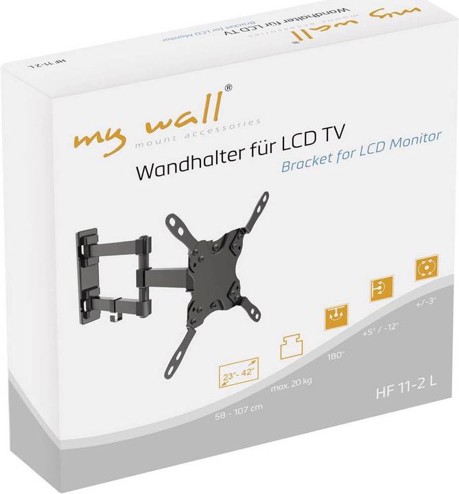 Produktbild myWall HF 11-2 L TV-Wandhalterung 58,4 cm (23" 106,7 cm (42" N (Decke, 42", 20 kg)