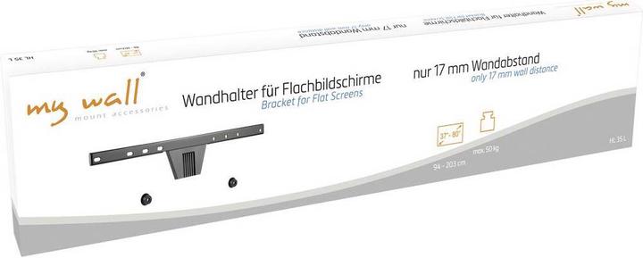 Produktbild myWall TV Wandhalterung Wal Wandhalter für Flachbildschirme (Wand, 366.14", 50 kg)
