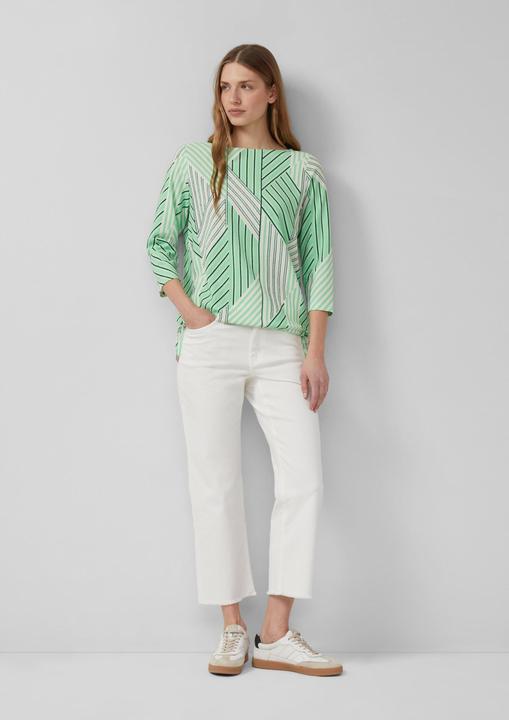 Immagine prodotto s.Oliver T-Shirt Strukturierte Bluse mit U-Boot-Ausschnitt (36)