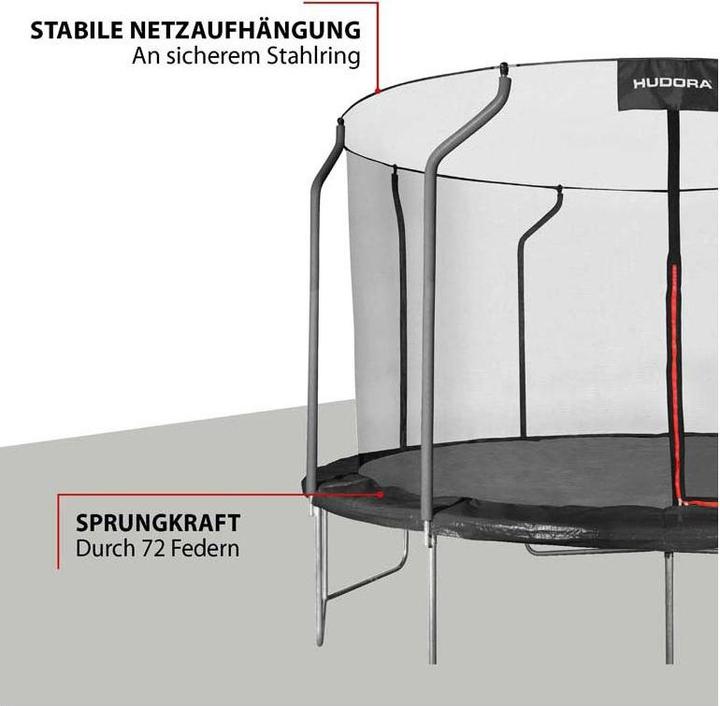 Actual product image Hudora First Trampoline 400V (400 cm)