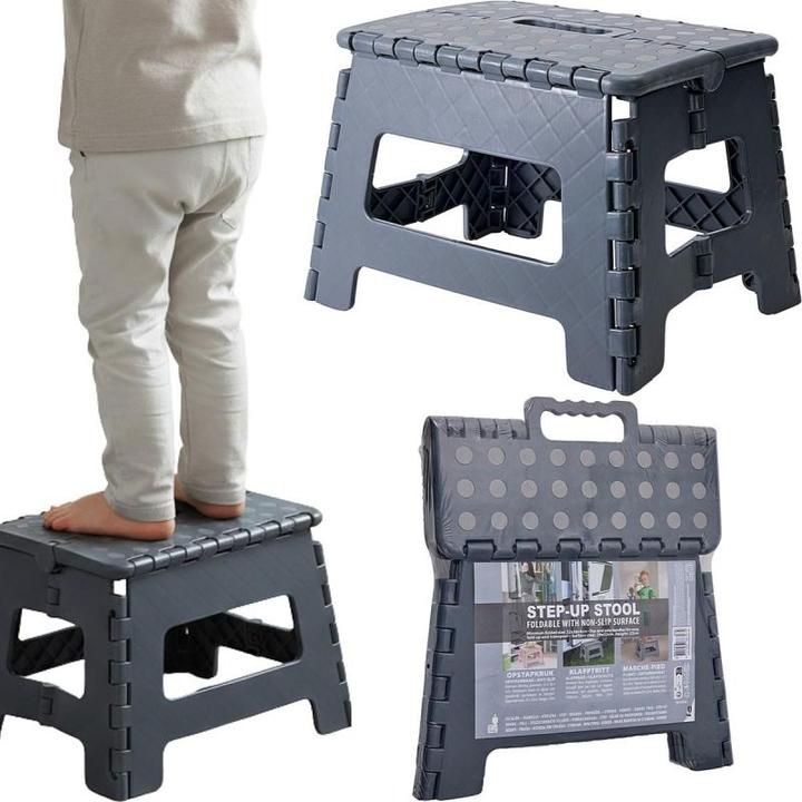 Image du produit Home&Styling Klapphocker 26 x 22 x 22 cm, grau