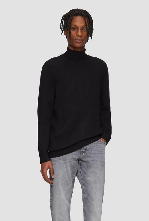 Immagine prodotto S.Oliver Strickpullover Slim-Fit-Pullover mit Rollkragen (S)