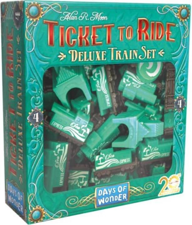 Produktbild Asmodée Zug um Zug - 20. Jahrestag: Grün (Deutsch, 2 - 5 Spieler)