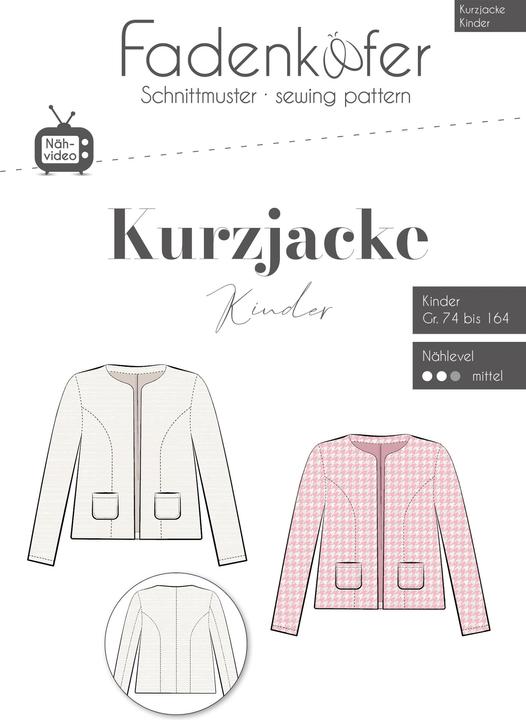 Actual product image Fadenkäfer Pattern short jacket