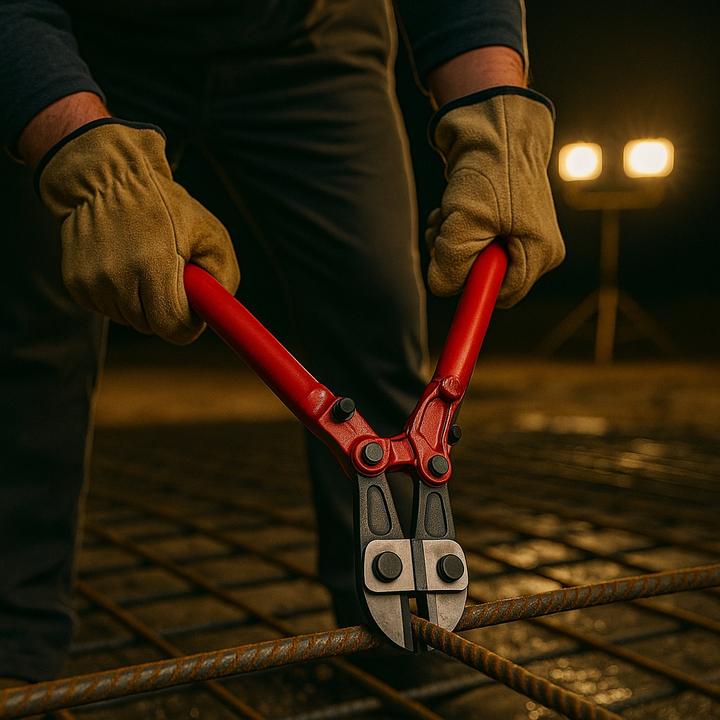 Image du produit Wiltec Coupe-boulon 600 mm (24 pouces) avec Lames en acier au carbone et Arête de coupe trempée Atelier (640 mm)