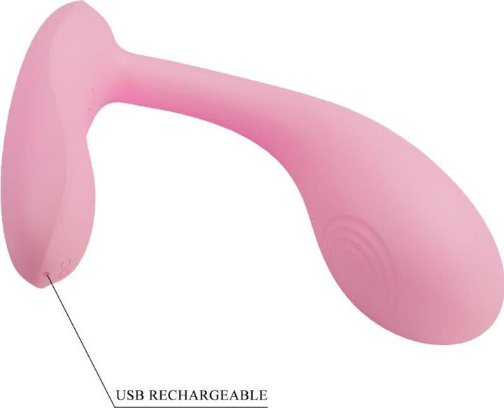 Actual product image Baile Pretty Love - Baird G-Spot 12 Vibration Settings Rechargeable Pink App