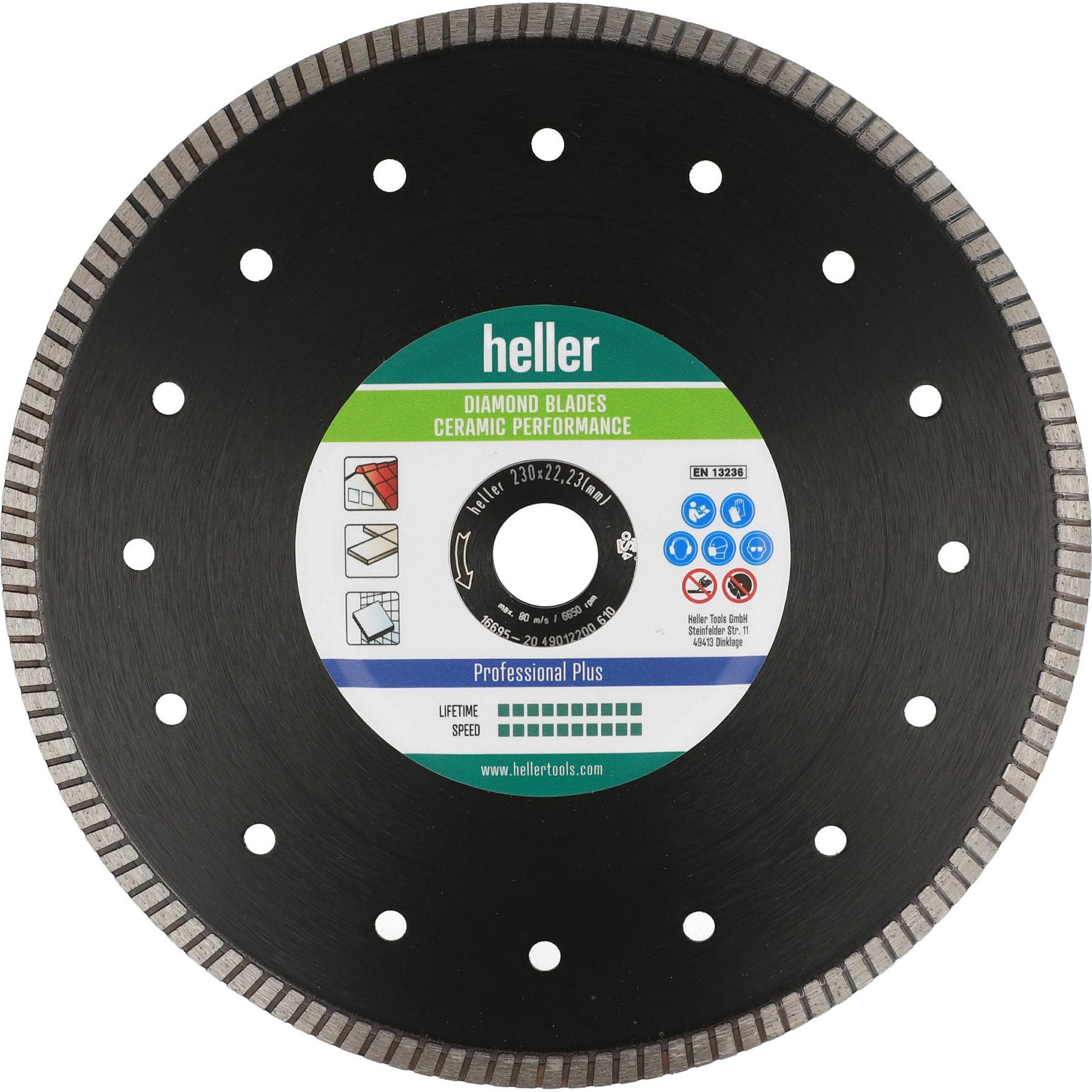 Heller, Lama, Utensili Diamond Blade Ceramic Performance 350 x 25,4