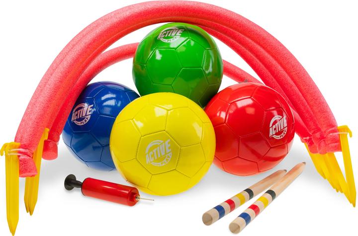 Immagine prodotto Selecta Spielzeug Set da croquet per il calcio (1 - 4 Giocatori)