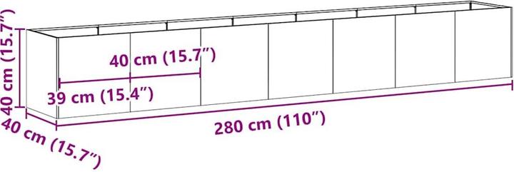 Immagine prodotto vidaXL Pflanzkübel