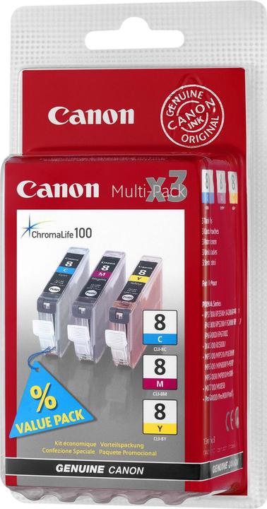 Produktbild Canon CLI-8 Multipack (C, M, Y)