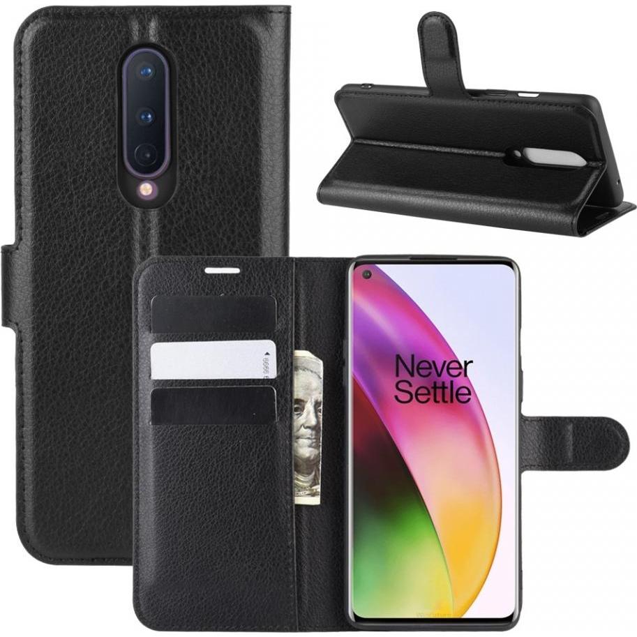 Screenguard OnePlus 8 Leather Guard Lederhülle (Oneplus 8), Smartphone Hülle, Schwarz