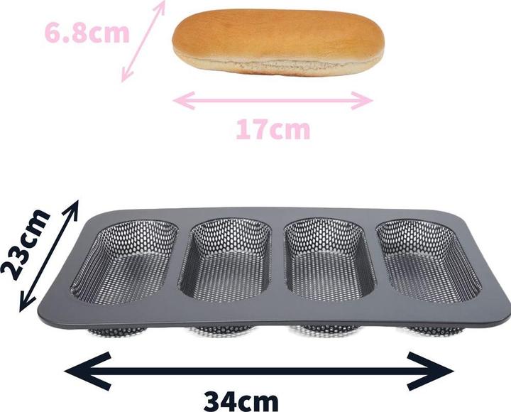 Produktbild Patisse Mini-Quicheform-Blech 4-teilig mit losem Boden Silver-Top
