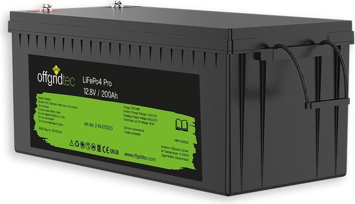 Actual product image Offgridtec ® Autark Pro L 300W solar system - 2000W AC power 200Ah LiFePO4 battery (150 W)