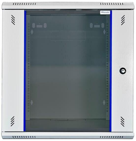 Image du produit Wirewin Armoire murale 600X600X12U Pro 2nd Gen FP 19 / 12UH / Gris clair (12 HE, Rack 19 pouces)