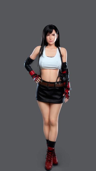 Image du produit Game Lady Full Silicone Doll Tifa 168 cm - Dissidia Final Fantasy NT-Version