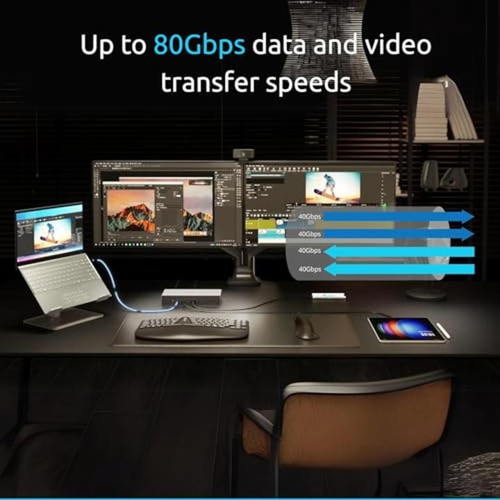 Produktbild Kensington SD5000T5 EQ Thunderbolt 5, SD5000T5 EQ (Thunderbolt, 3 Ports)