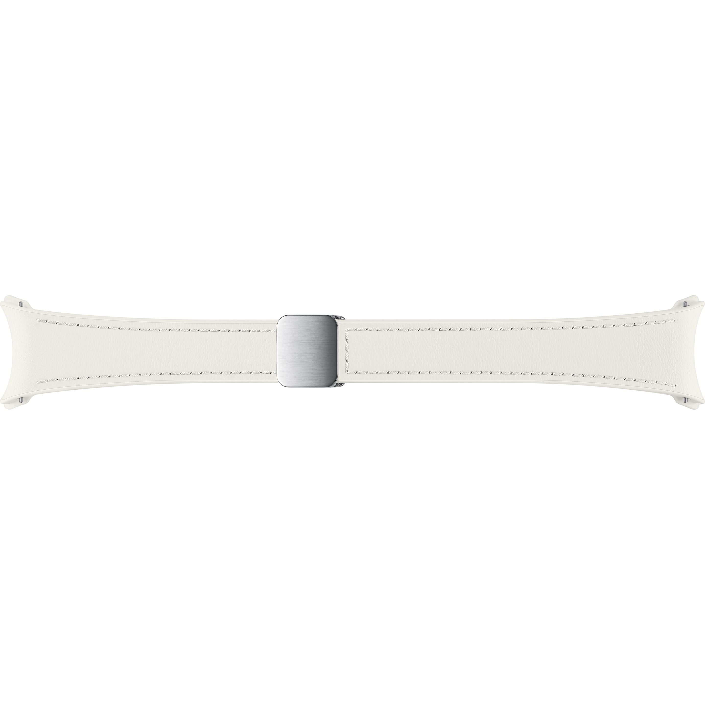 Samsung D-Buckle Hybrid Eco Leather Strap (Kunstleder, Eco-Composite), Uhrenarmband, Beige