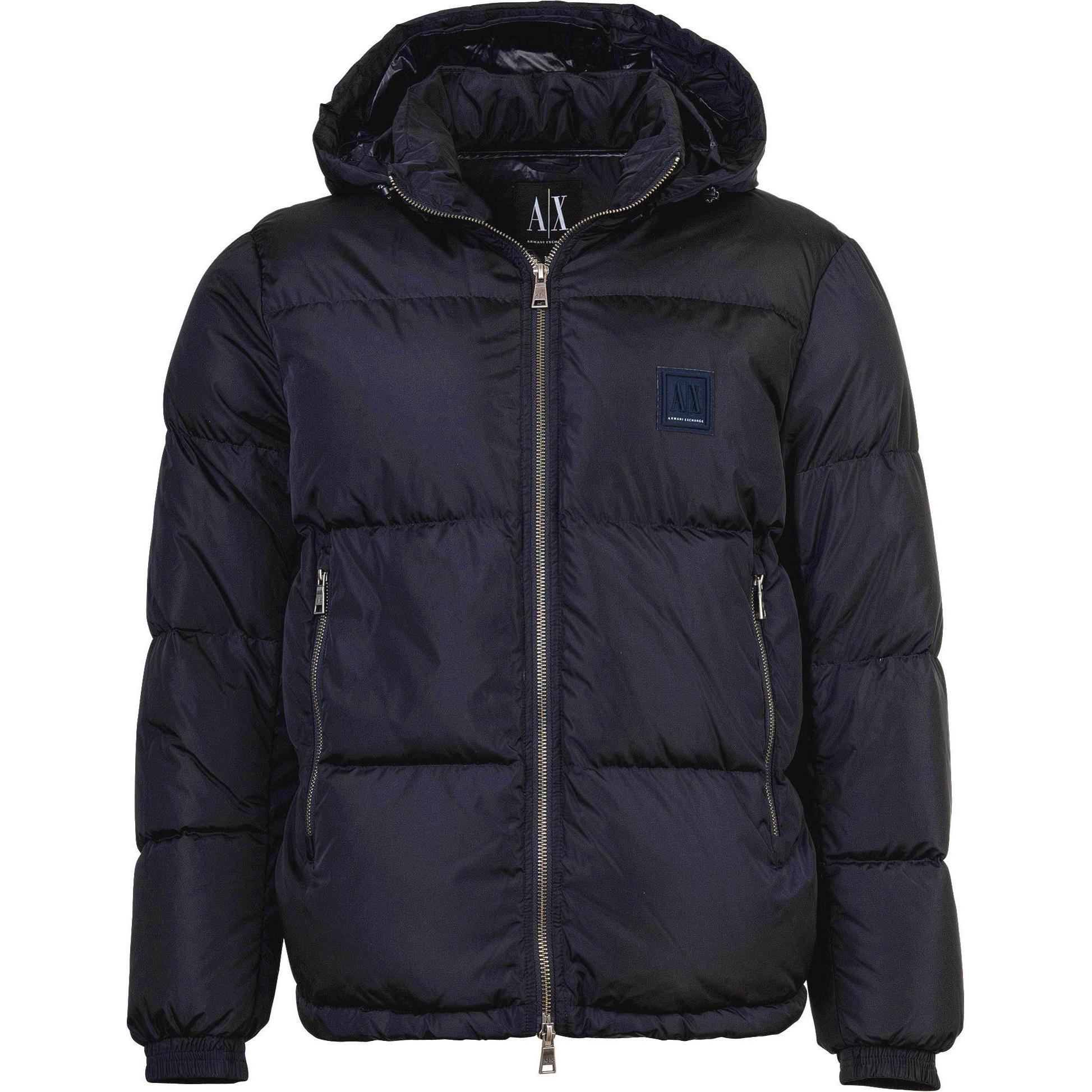 Armani Exchange, Herren, Winterjacken, Piumino - Down Jacket, Blau, (L)