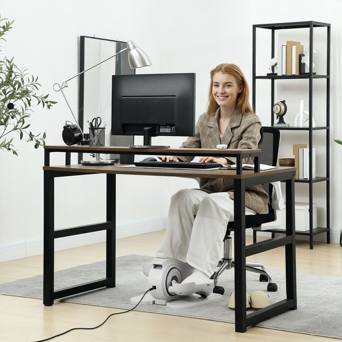 Image du produit Swisshandel24 Mini-Ellipsentrainer Untertisch Mini Crosstrainer für zuhause mit LCD-Monitor