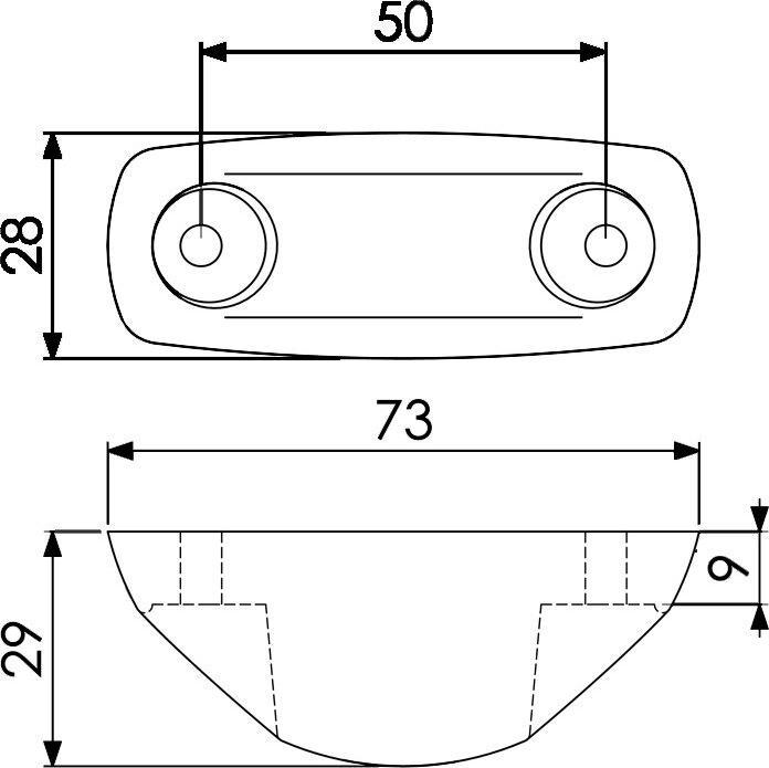 Produktbild Werkstarck Plastikfüsse (Kunststoffgleiter, 1 Stk.)