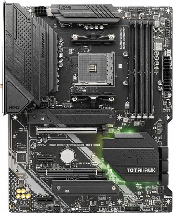 Produktbild MSI Mag B550 Tomahawk Max Wifi (AM4, AMD B550, ATX)