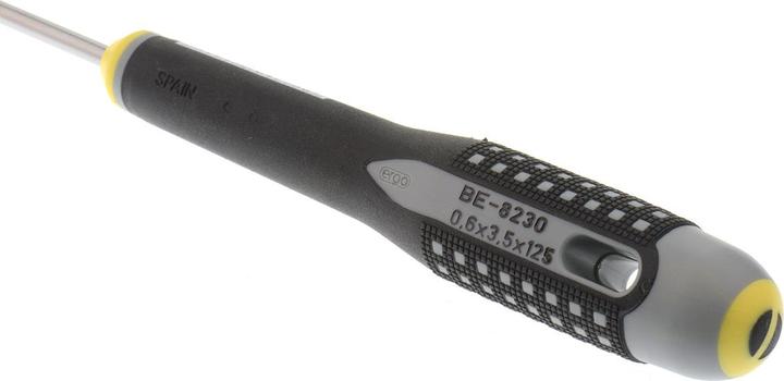 Produktbild Bahco ERGO Schraubendreher für Schlitzschrauben, gerade, mit 3-Komponenten-Griff 0,6 mm × 3,5 mm × 125 m (Schlitzschrauben)
