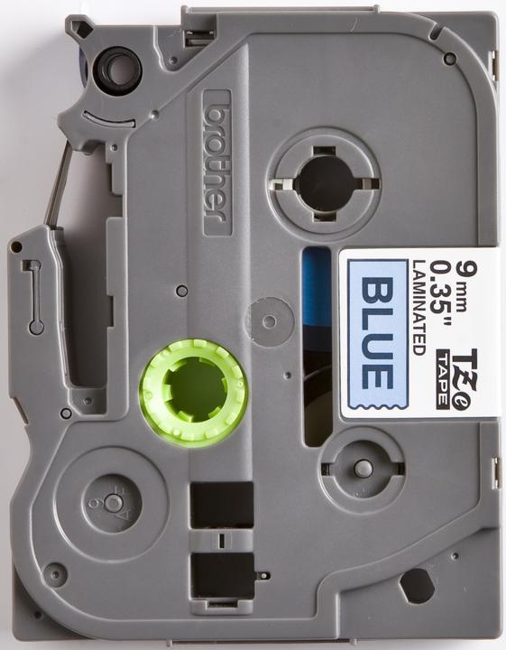 Produktbild Brother Laminated tape 9mm, Black on blue, TZe, Thermal transfer,, PT-1280HK, PT-1280SN, PT- (0.90 cm, Blau)