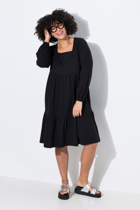 Produktbild Angel of Style Jerseykleid, A-Linie, Saum-Volant (52)