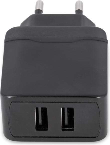 Produktbild Maxlife wall charger MXTC-02 2xUSB Fast Charge 2.4A (12 W, 2 Ports)