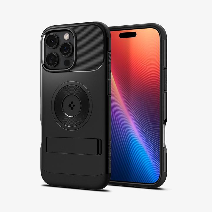 Immagine prodotto Spigen Slim Armor Mag iPhone 16 Pro Max Magsafe czarny/nero ACS08034 (Apple iPhone 16 Pro Max)