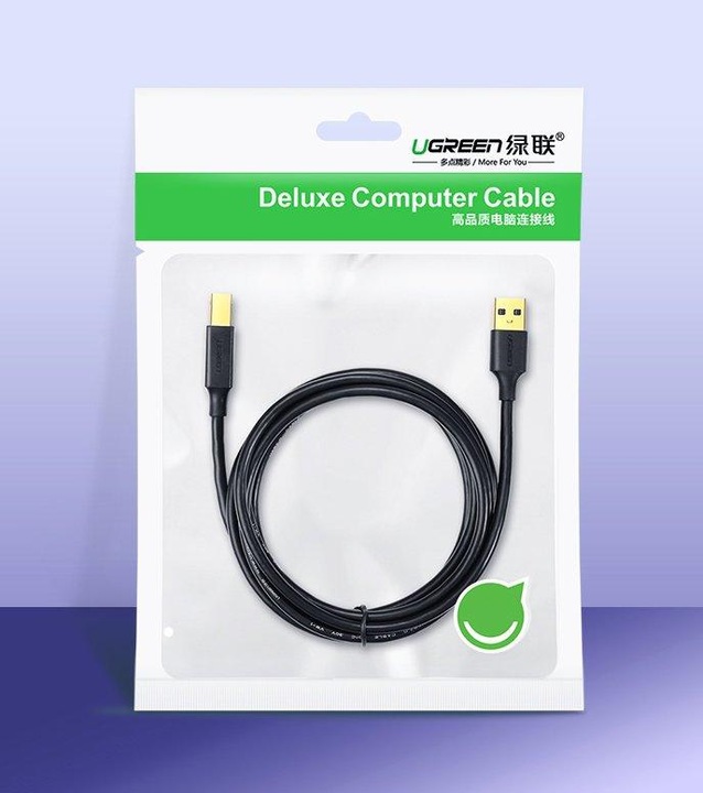 Produktbild Ugreen USB A – USB B (1.50 m, USB 2.0)