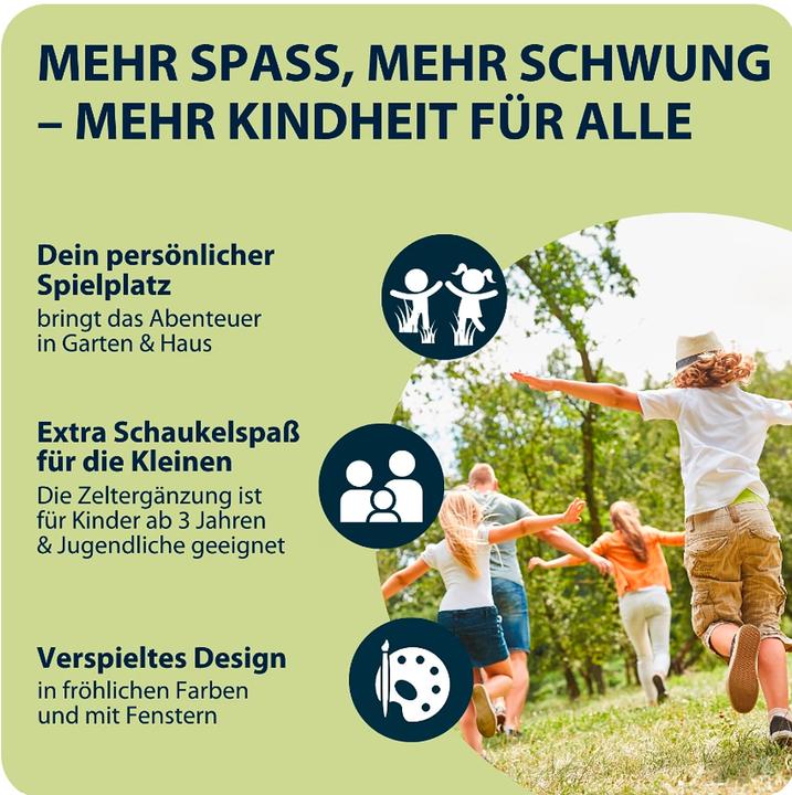 Image du produit Hudora Tente pour balançoire Cosy Castle 110+