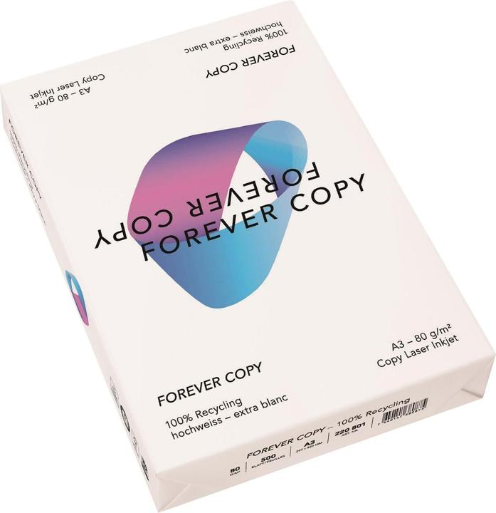 Produktbild Navigator Kopierpapier Forever Copy A3, Hochweiss, 500 Blatt (80 g/m², 500 x, A3)