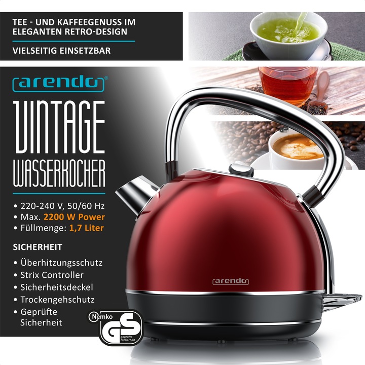 Produktbild Arendo Wasserkocher (1.70 l)