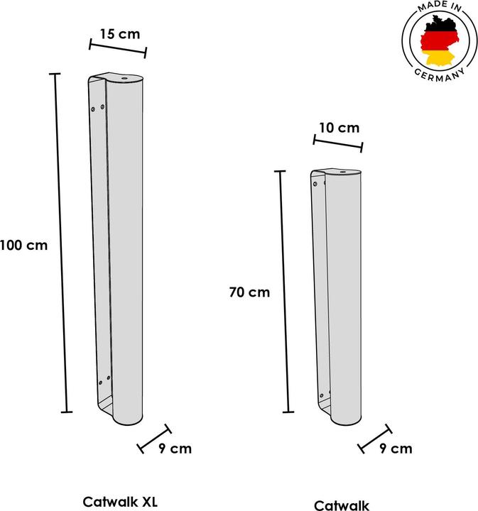 Produktbild LucyBalu CATWALK Kratzstamm (Anthrazit)