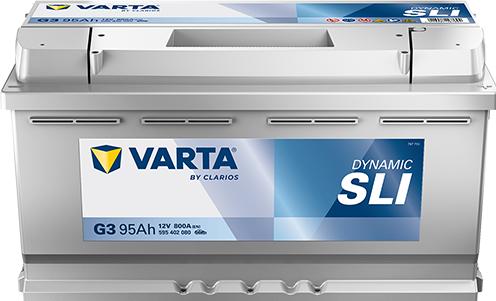 Image du produit Varta G3 Blue Dynamic 95 AH (12 V, 95 Ah, 800 A)